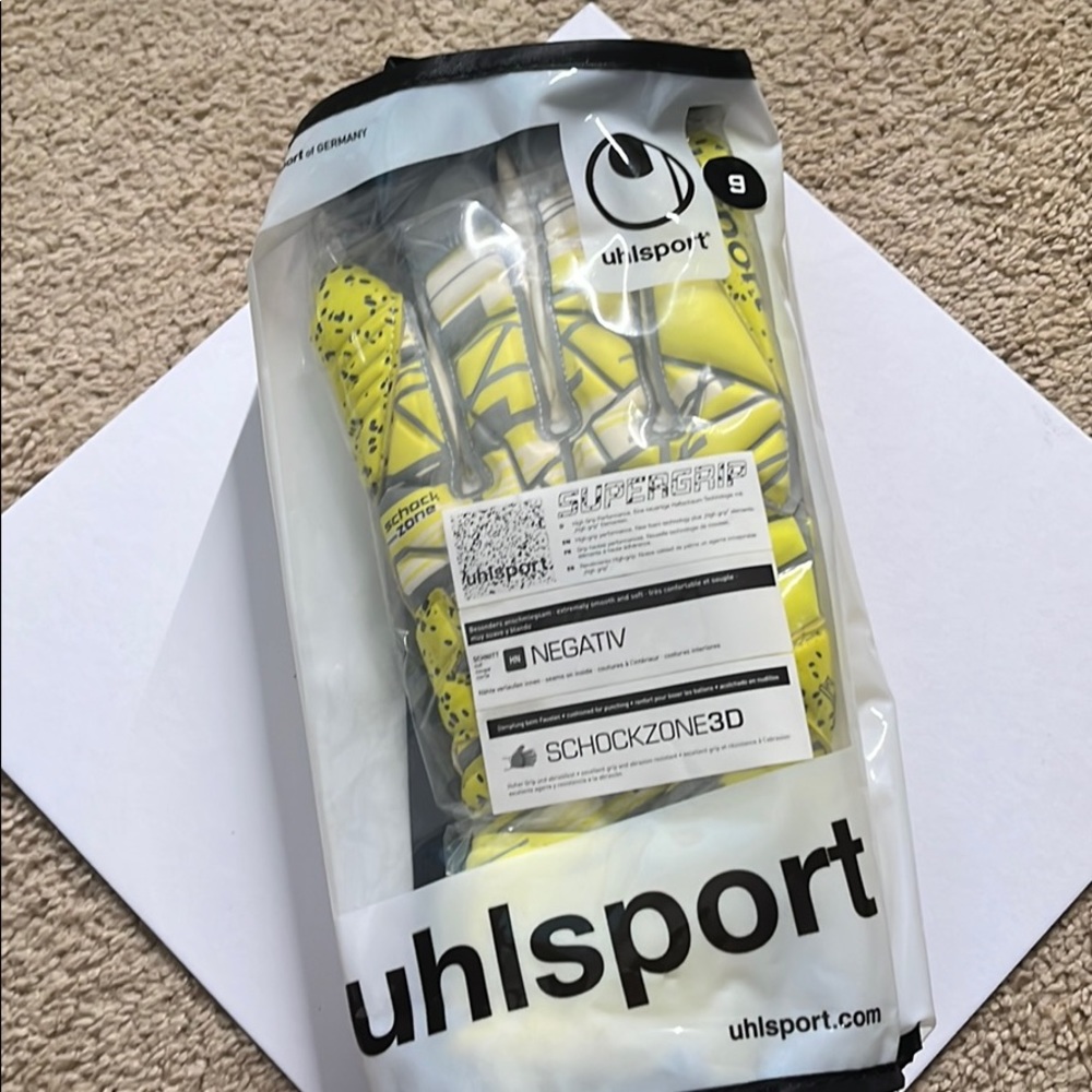 Uhlsport unlimited supergrip HN goalkeeper gloves